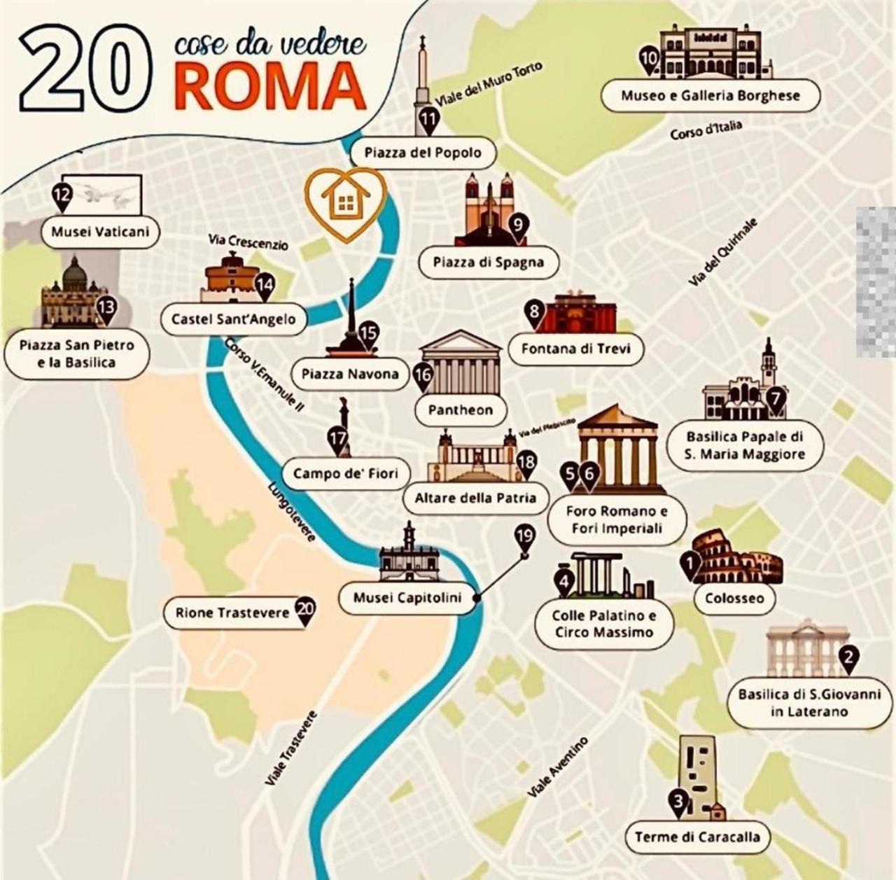 Residenza Lungotevere Dei Mellini ローマ エクステリア 写真